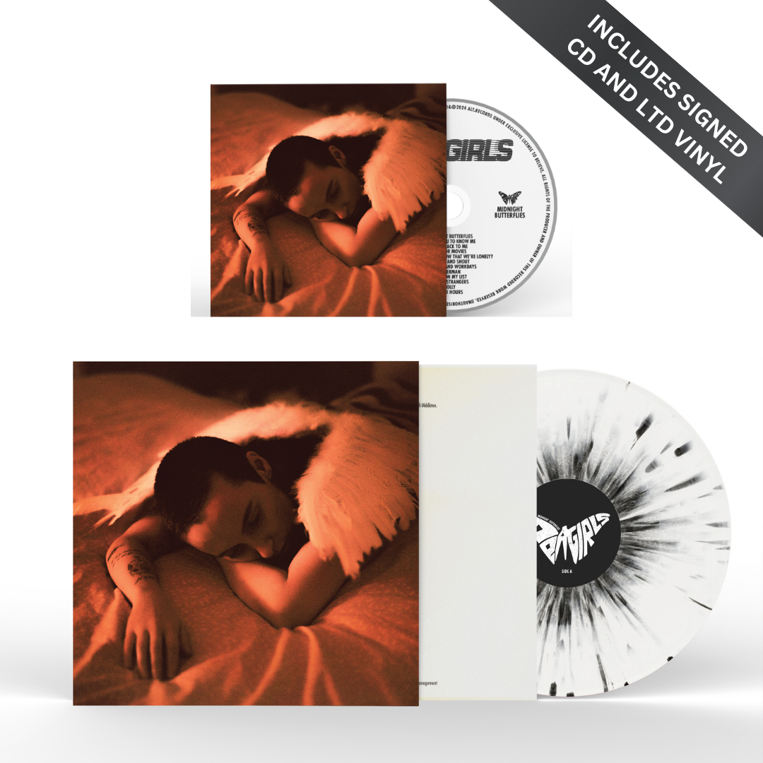 MIDNIGHT BUTTERFLIES SPLATTER VINYL + SIGNED CD