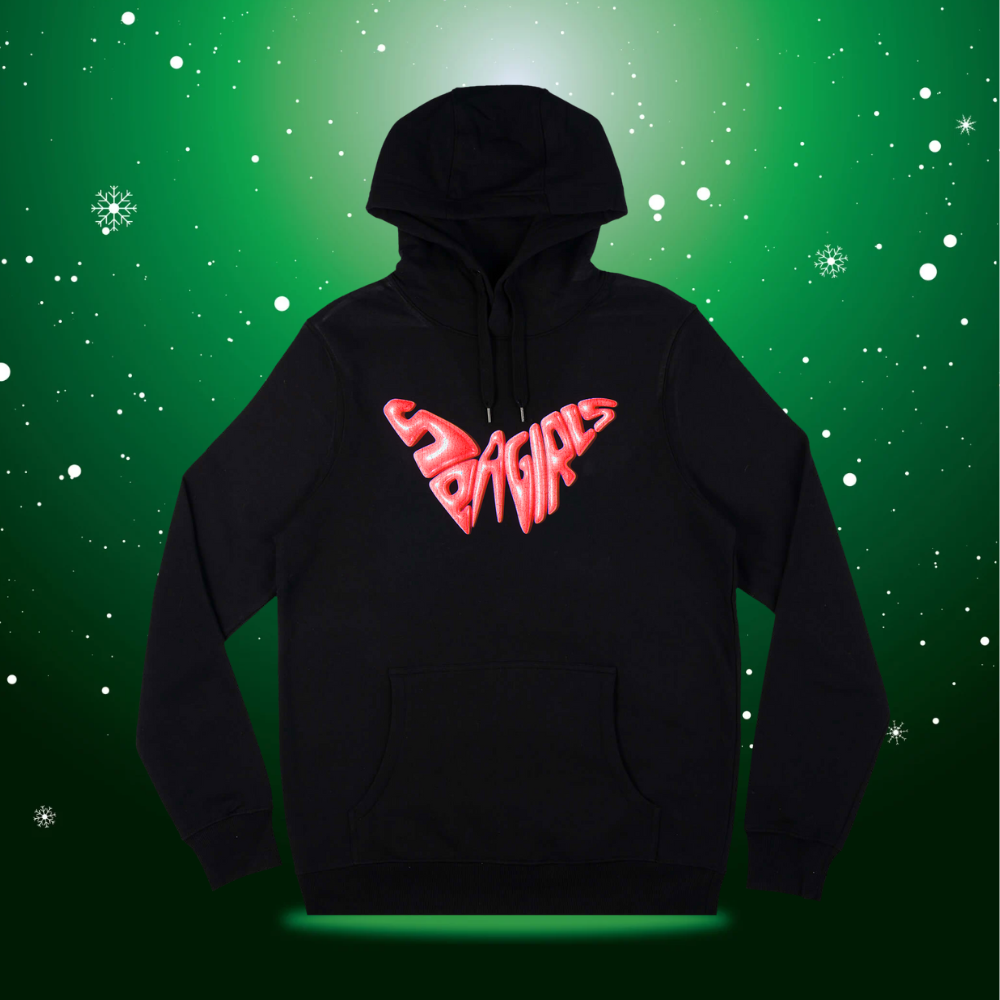 BUTTERFLY BLACK HOODIE