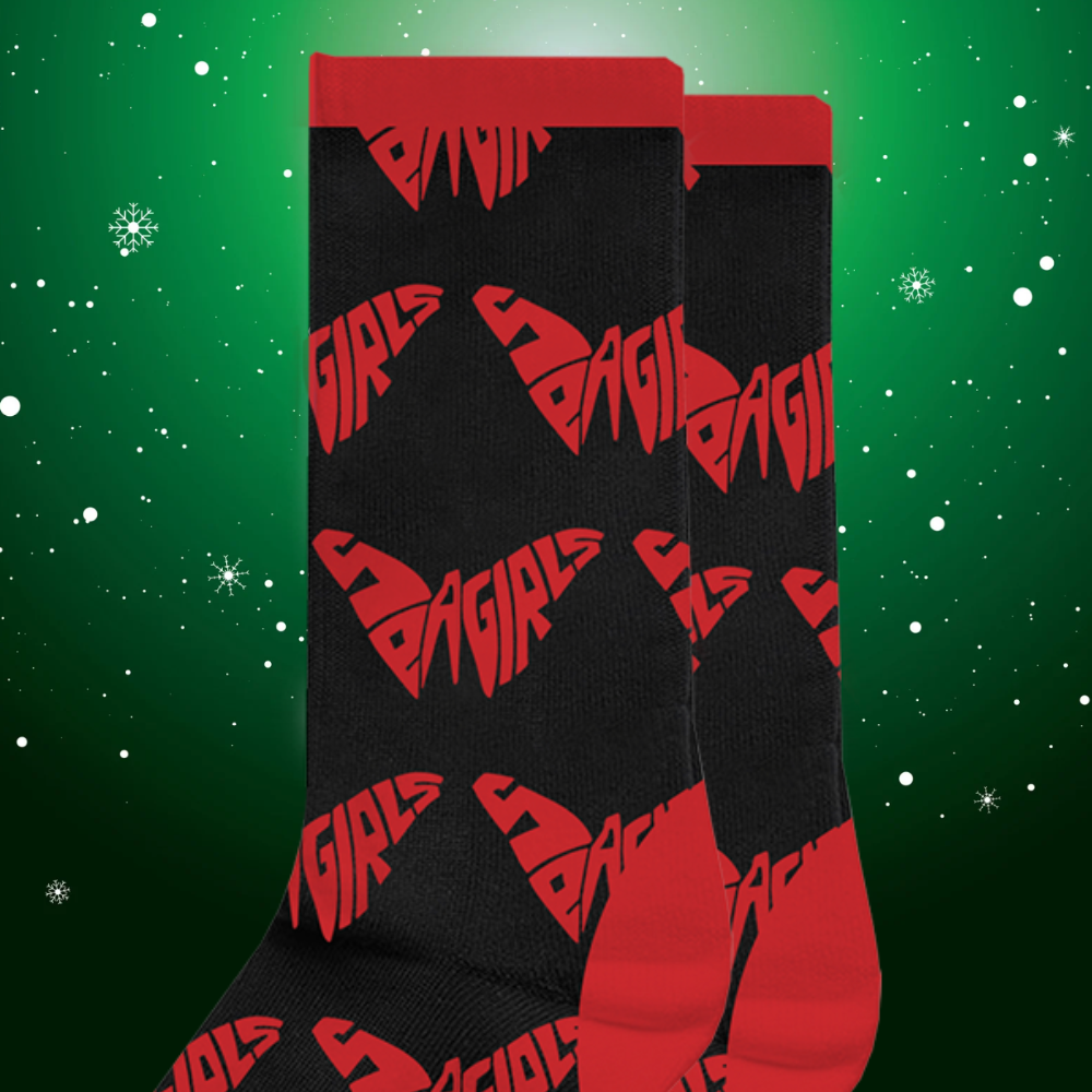 CHECK BOTTOMS + RED SOCK BUNDLE