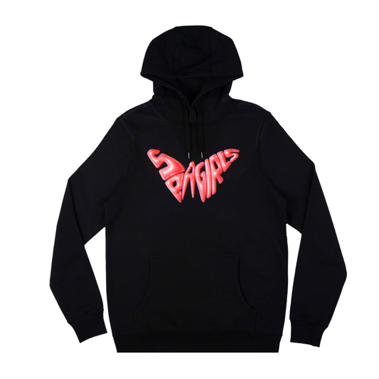 BUTTERFLY BLACK HOODIE